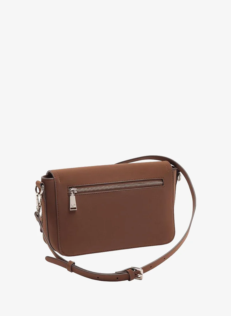 Parfois Handbag With Crossbody Strap With Soft Texture