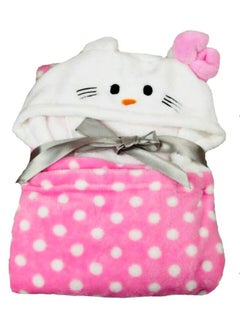 Brandonn New Born Baby Wrapper, Blanket, Soft Towel For Baby Boys And Baby Girls, Fleece, Pink  - Image 3