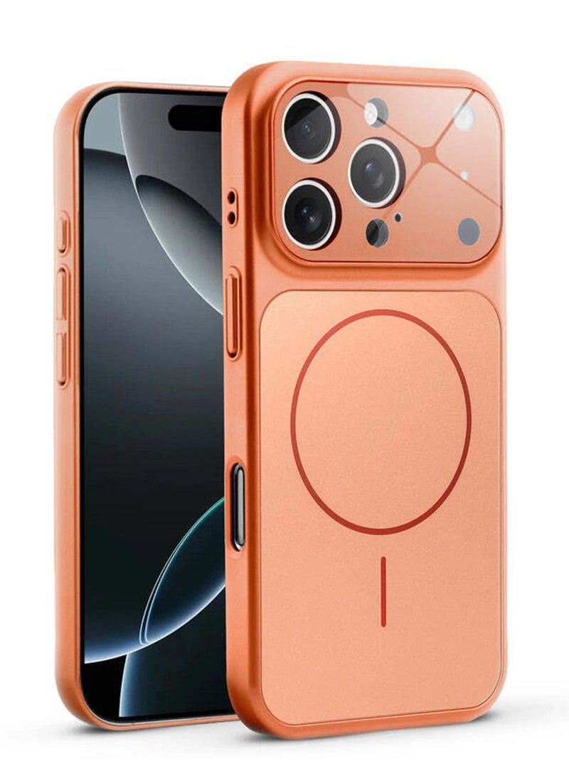 جراب حماية مغناطيسي مقاوم للصدمات لهاتف iPhone 16 Pro، بتصميم نحيف ومغناطيس قوي، مع حماية مرتفعة للكاميرا والشاشة، متوافق مع iPhone 16 Pro بشاشة 6.3 بوصة. - Image 1