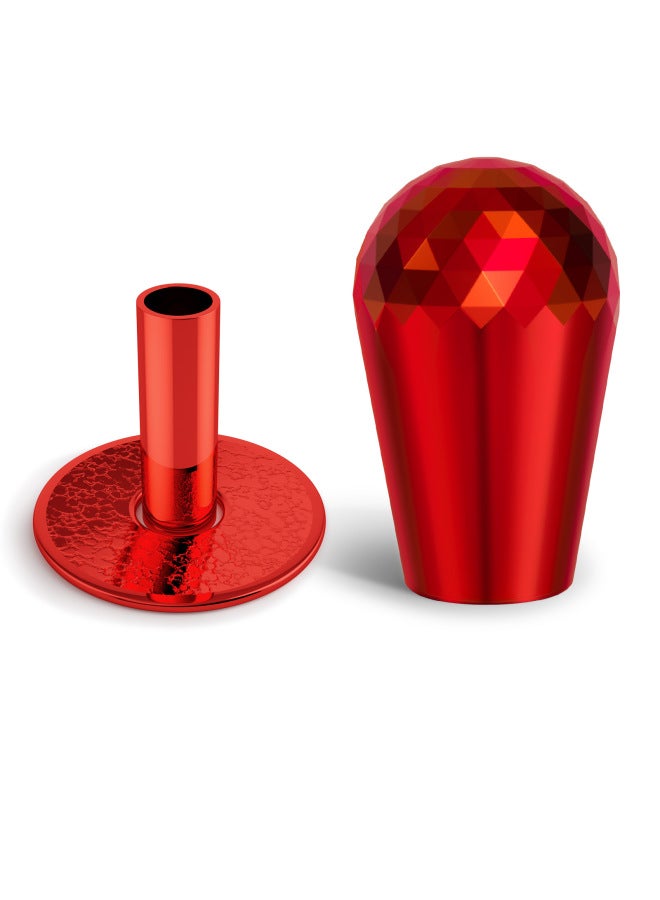 Boxing Fighter/QANBA Prism American Electroplating Oval Ball Head Rocker Accessories Prism Electroplating Rocker Ball-Product Color:Boxer Prism American Rocker Ball Electroplating Red Suit  - Image 1