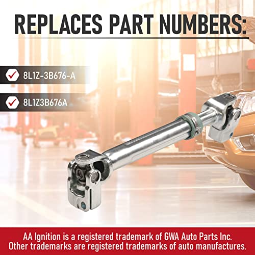 AA Ignition Intermediate Steering Shaft with U Joint Coupler - Replaces 8L1Z-3B676-A - Compatible with Lincoln Navigator and 2009-2014 Ford F150 and 2007-2014 Expedition - Image 3