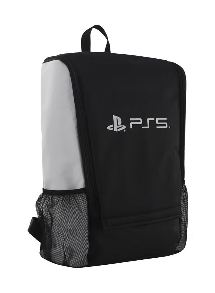 PS5 Game Console Backpack - Carrying Case for PS5 Suitable for Travel Suitcase Compatible with Playstation 5 Console and Accessories - PS5 Adjustable Handle Bag with Strap (Black) - Image 1