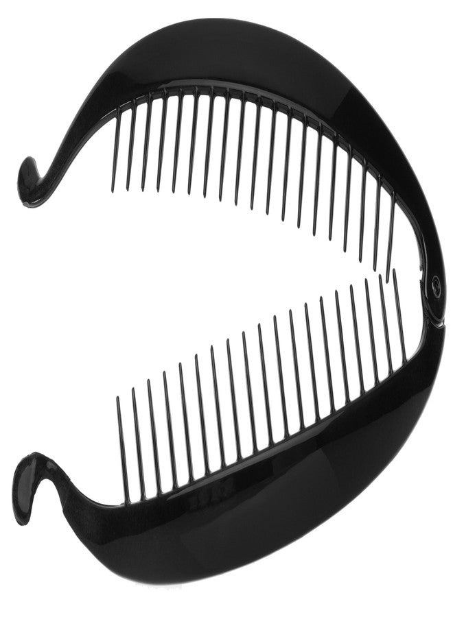 France Luxe Large Banana Clip - Black - Image 2