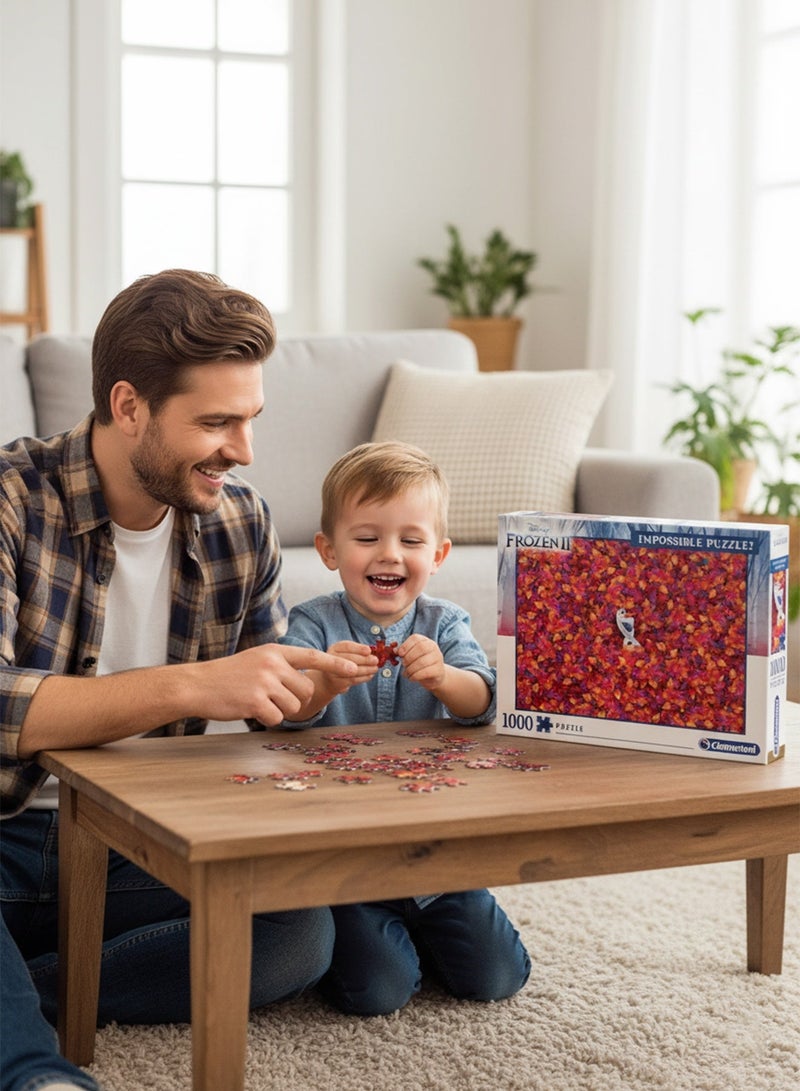 Clementoni Disney Frozen Clementoni Impossible Puzzle – 1000 Pieces Collector’s Jigsaw for Home & Adults - Image 3