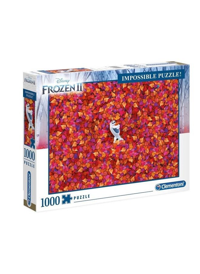 Clementoni - Puzzle Impossible Frozen Clementoni Puzzle Disney Frozen (2) 1000 Pieces Suitable for Home Decor Adults Puzzle - Image 1