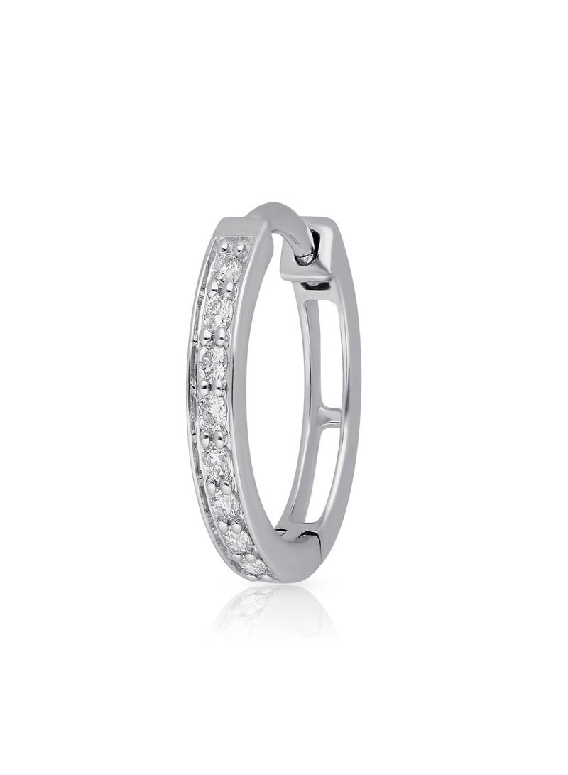 Malabar Gold and Diamonds خاتم أنف ماسي من الماس المستخرج بعيار 18 قيراط (750) للنساء MNGNNP0383 - Image 1