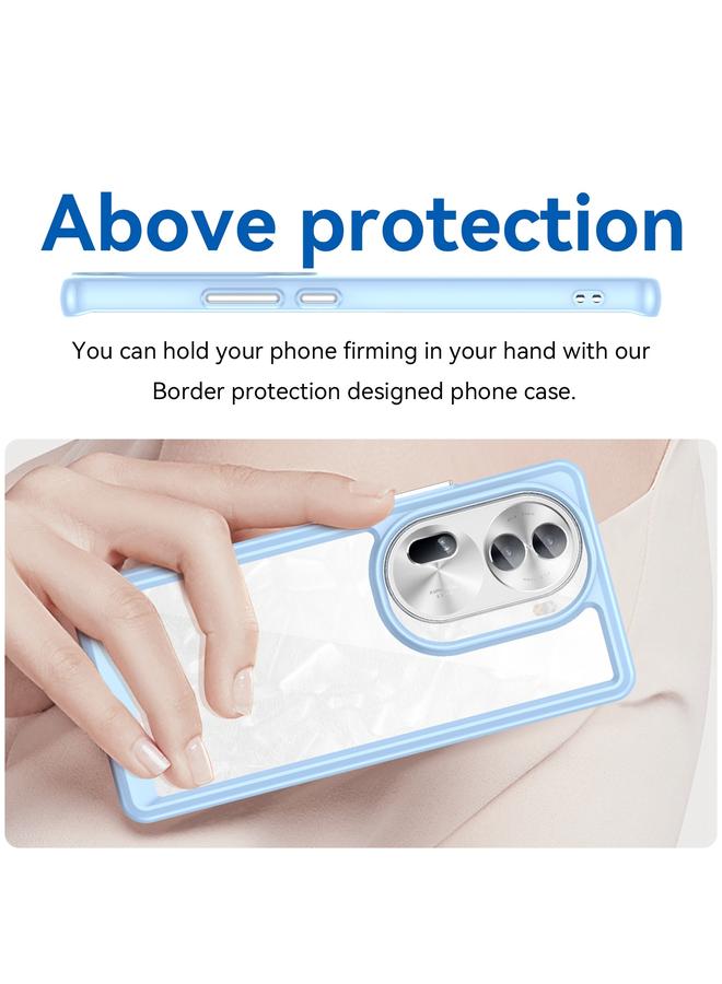 اس-توب جراب لهاتف OPPO Reno11 Pro Global Colour Series مصنوع من مادة TPU الهجينة المصنوعة من الأكريليك - Image 4