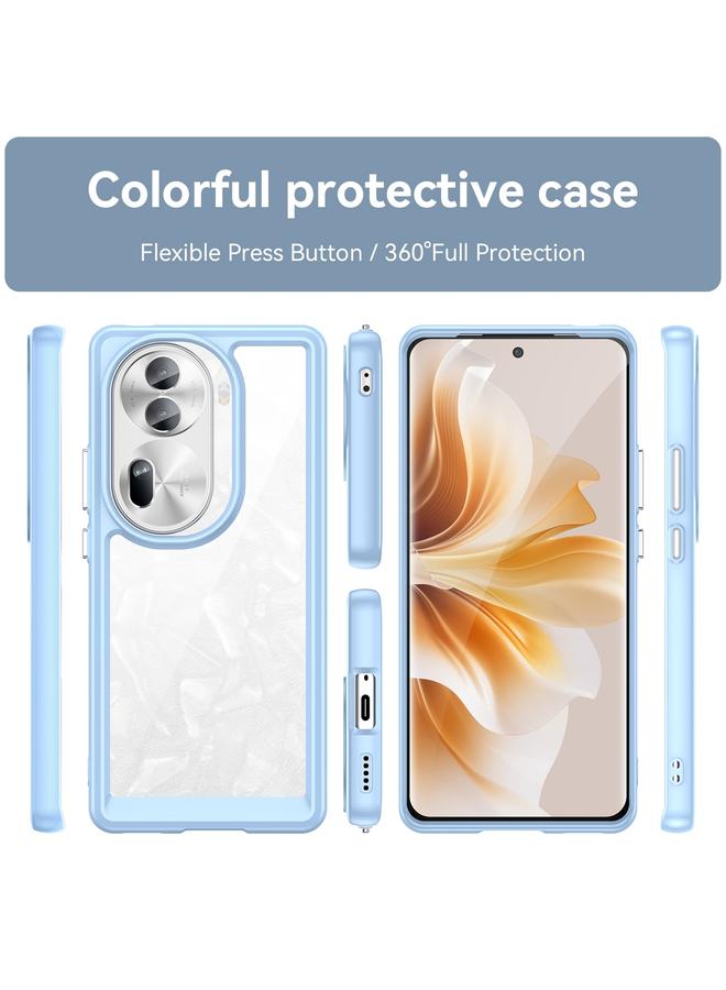 اس-توب جراب لهاتف OPPO Reno11 Pro Global Colour Series مصنوع من مادة TPU الهجينة المصنوعة من الأكريليك - Image 2