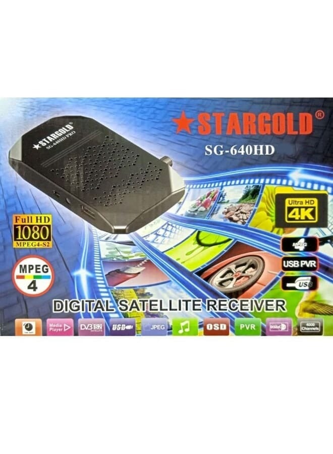 Stargold 4K Ultra HD Audio and Video Satellite Receiver Enhanced Entertainment Experience  - Image 1