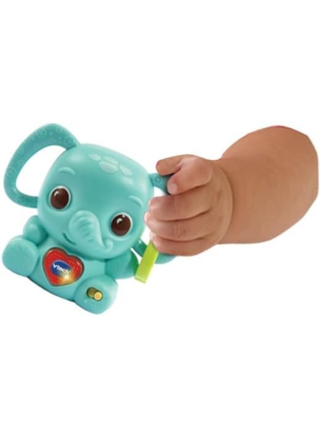 VTech Stack & Link Elephant | Developmental Ring Stacking with Rattle Elephant Baby Toy