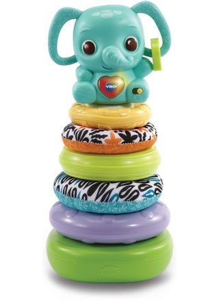 VTech Stack & Link Elephant | Developmental Ring Stacking with Rattle Elephant Baby Toy - pzsku/Z22CAB630D36DBDE52334Z/45/1750749161/d3ac5c66-4d71-46b0-88d6-3c266e3939ff