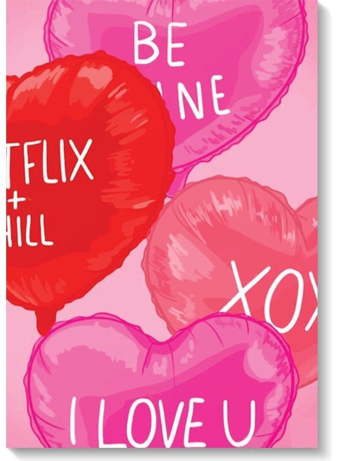 RYN Love Printed Wall Art Multicolour 40x60cm - Image 2