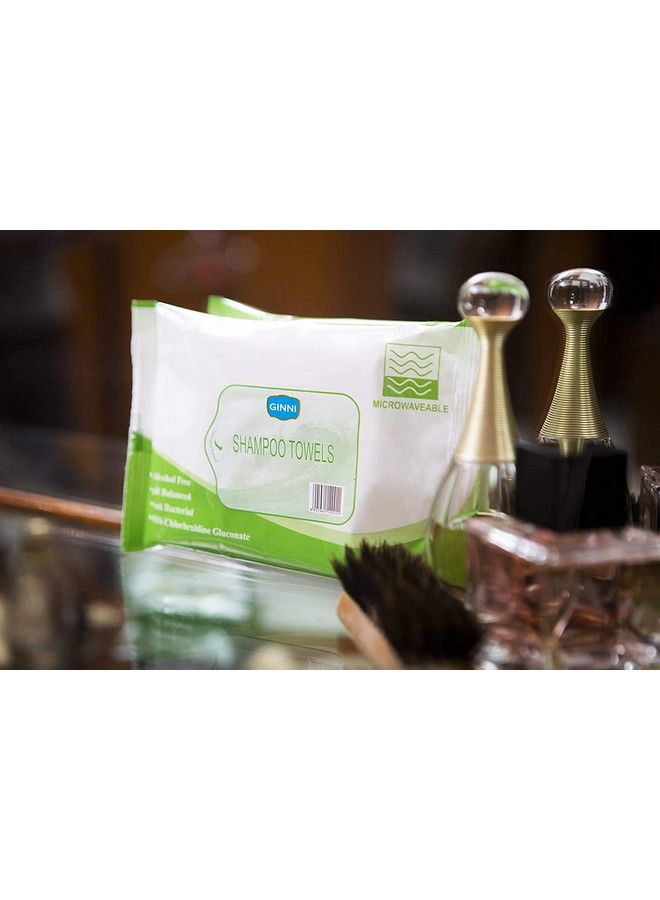 GINNI منشفة شامبو كبيرة ومناديل مبللة وإسفنجة استحمام (10 قطع/عبوة) (عبوة من 3 قطع) - Image 4