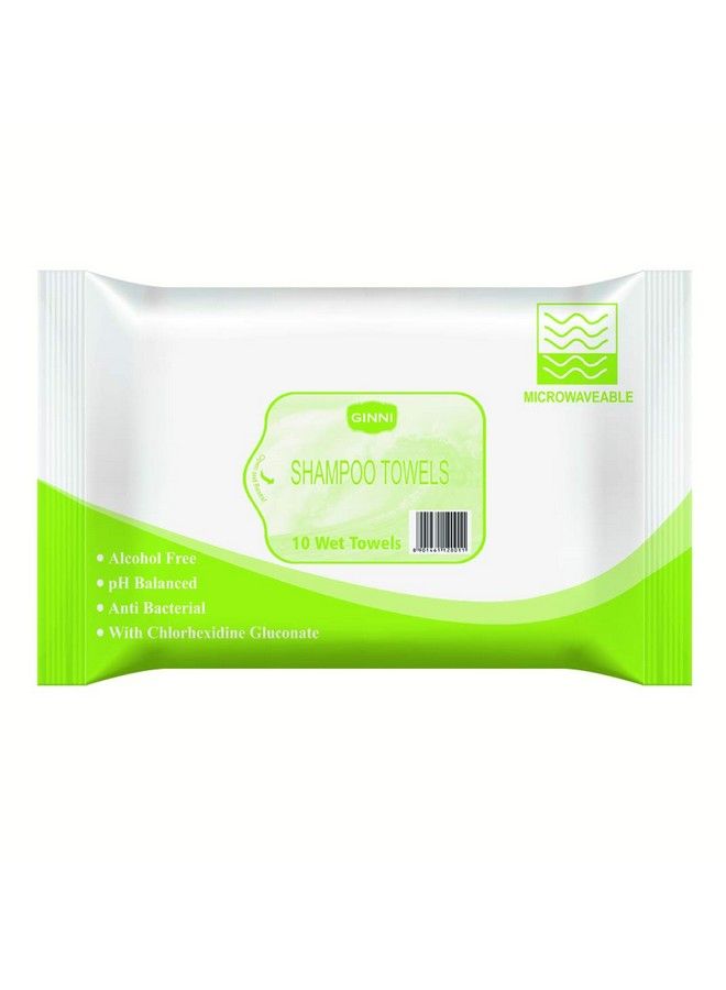 GINNI منشفة شامبو كبيرة ومناديل مبللة وإسفنجة استحمام (10 قطع/عبوة) (عبوة من 3 قطع) - Image 3