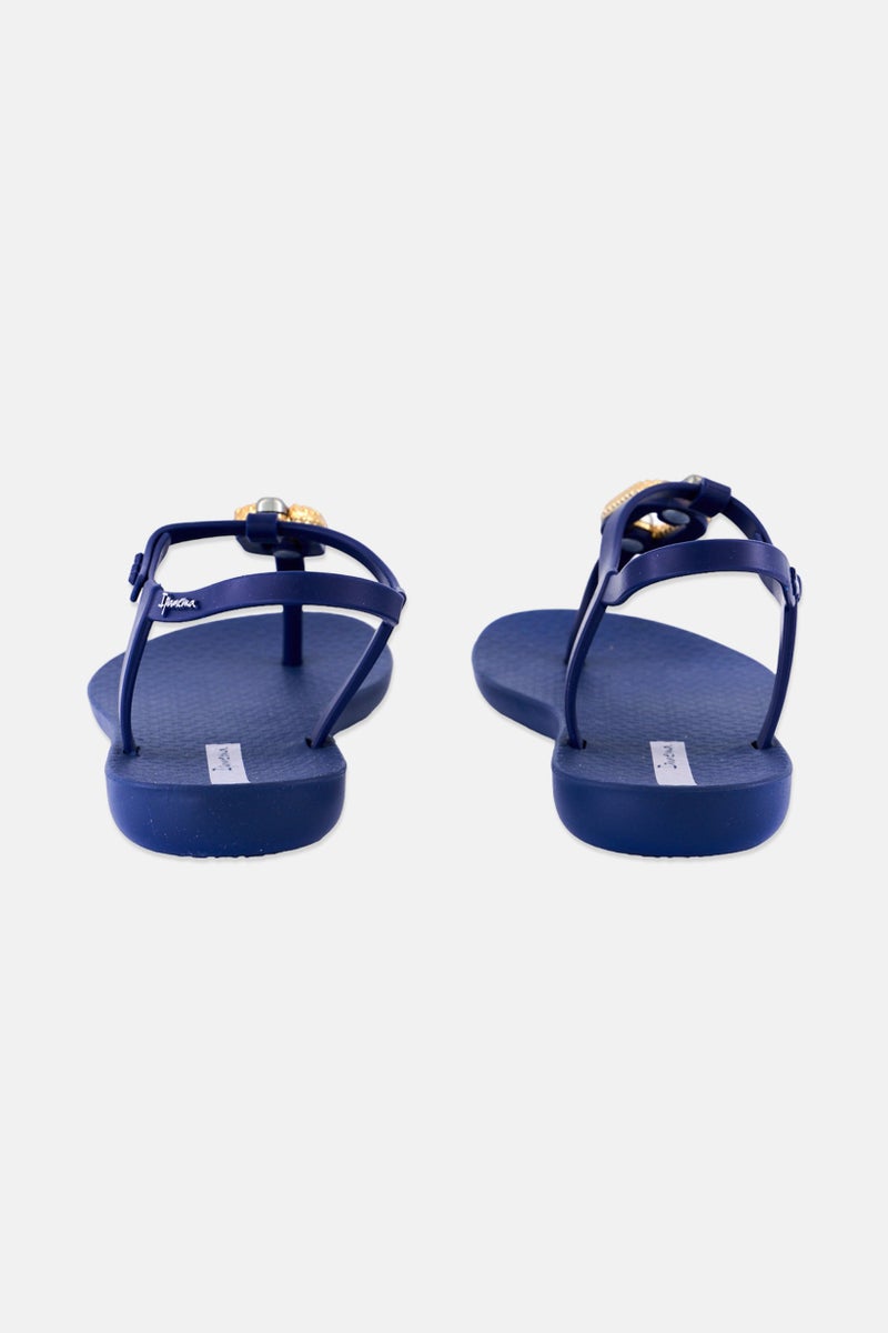Ipanema Women Class Sparkle Adjustable Closure Sandals, Navy - Image 2