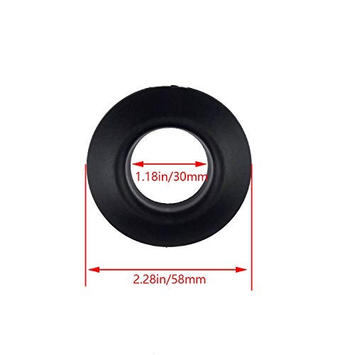 Zelerdo 8 Pack Kayak Paddle Drip Rings for Kayak Canoe Rafting Paddles Shaft - Image 3