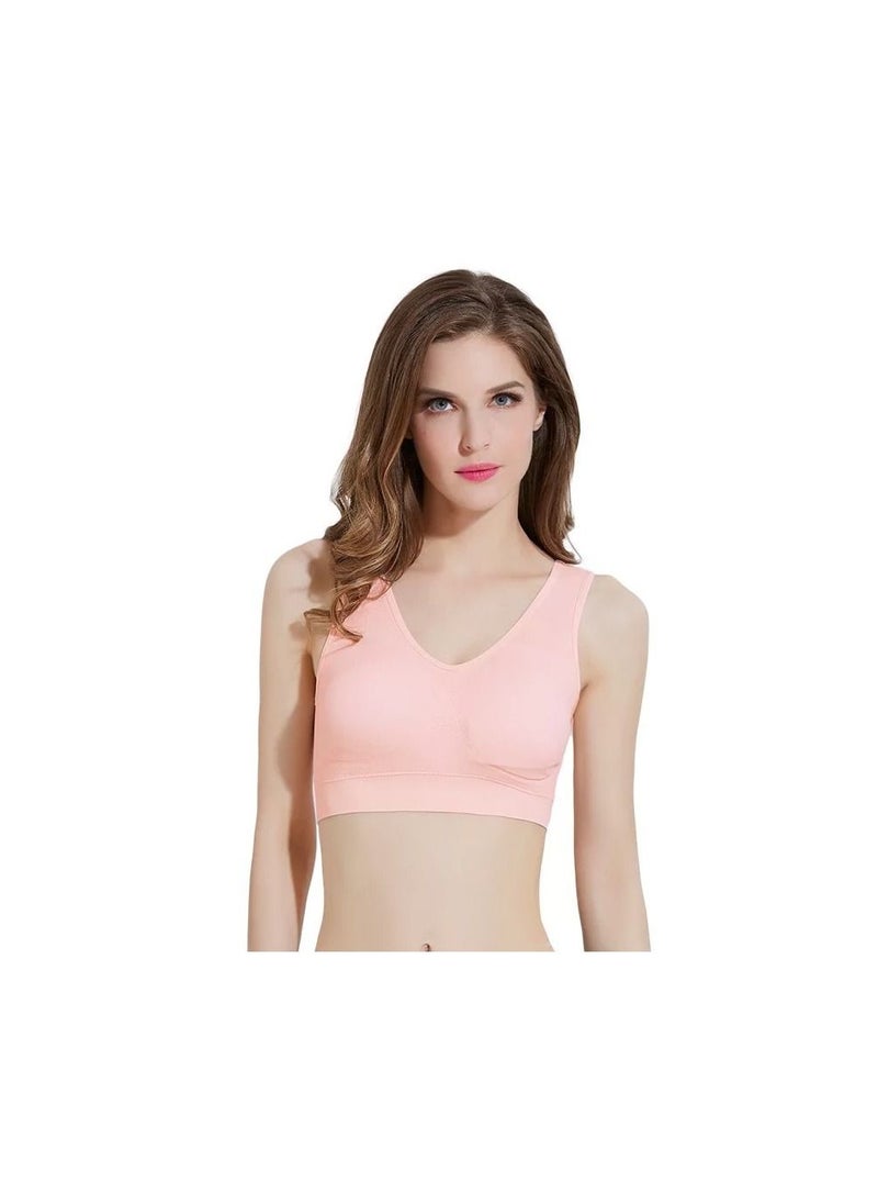 Loquat No Steel Ring Gathering Shock Proof Sports Bra 