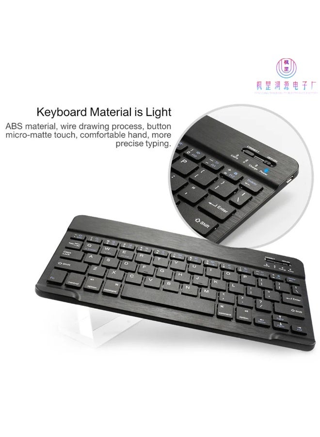 Bilingual Keyboard Case for iPad 10th Generation(2022,10.9 Inch)/ iPad 11th Generation(2025,11 inch), Detachable Wireless Keyboard Pencil Holder Slim Leather Smart Cover with Mouse - Image 3