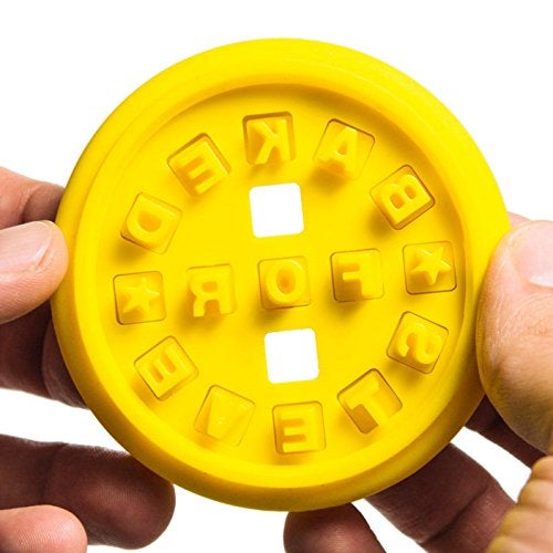 Suck UK Custom Cookie Stamp - Personalised Cookie Stamp - Custom Letters Numbers Symbols - Biscuit Press - Customisable Biscuit Stamps - Fondant Letter Cutter - Letter Stencil - Cake Decorating Tools - Image 5