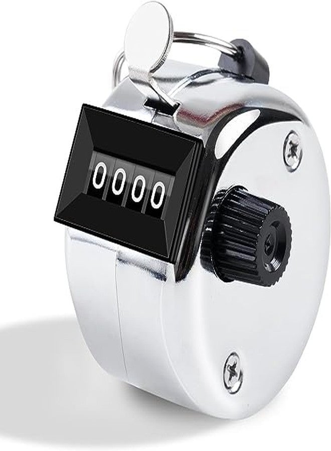 AFPIN- jaap Counter - Metal Hand - Tally Counter -with 4 Digit Display- Clicker Counter | Jaap mala Counter | mala jaap Counter | Tasbeeh Misbaha Counter - for naam jaap - Image 1