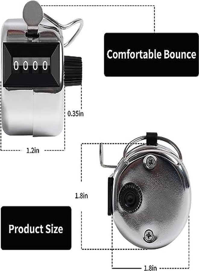 AFPIN- jaap Counter - Metal Hand - Tally Counter -with 4 Digit Display- Clicker Counter | Jaap mala Counter | mala jaap Counter | Tasbeeh Misbaha Counter - for naam jaap - Image 2