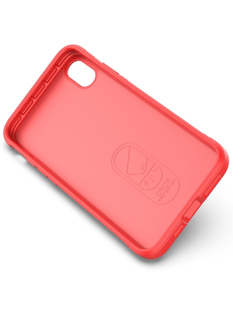 غطاء خلفي من السيليكون عالي الحماية متوافق مع هاتف Iphone X/Xs Magic Shield مقاوم للصدمات مع حماية للكاميرا (أزرق) - Image 4