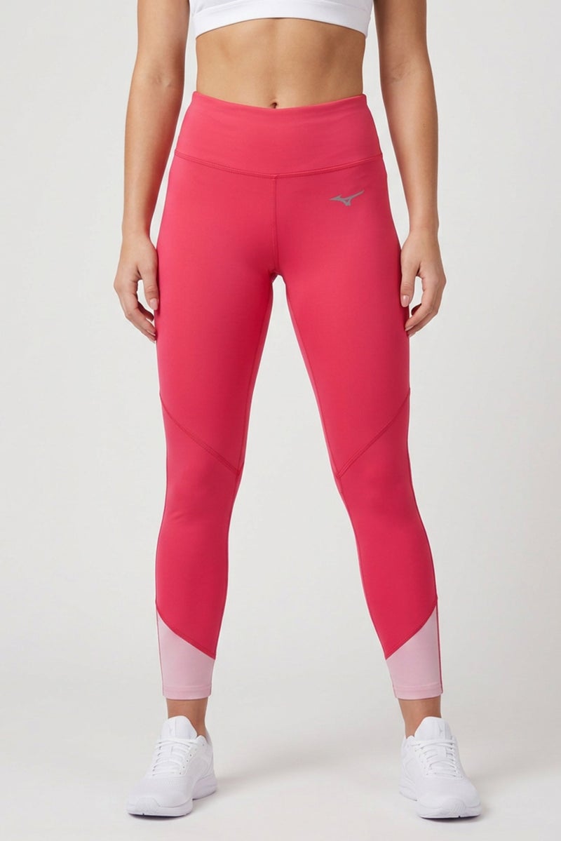 Mizuno Women Sportswear Fit Training 3/4 Leggings, Pink - Image 1