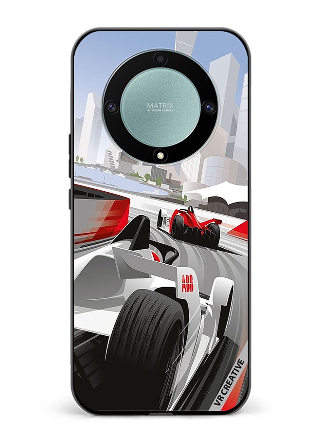 VR CREATIVE Protective Case Cover For Honor X9b F1 Car Racing Design Multicolour - Image 1