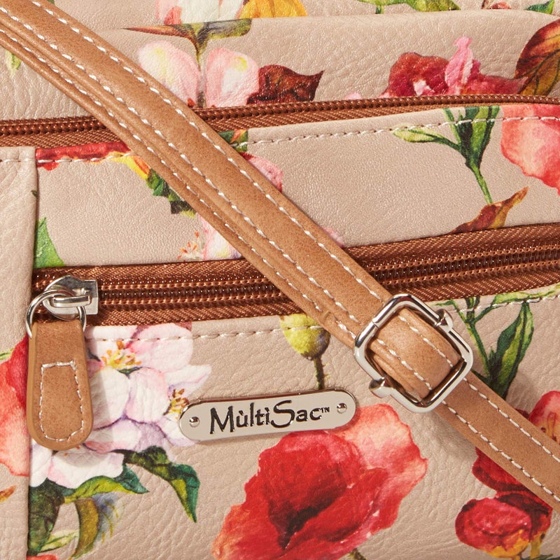 MultiSac Multisac Mini Dynamic Crossbody Bag, Butterfly/Nude  - Image 3