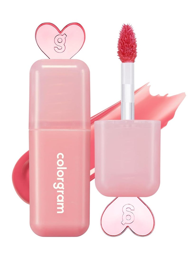 COLORGRAM COLORGRAM Juicy Drop Tint 03 Litchi Luster | Juicy Lip Gloss, Glowing Lip Stain with Fruity Colors, Buildable & Blendable, Highly Pigmented - Image 1