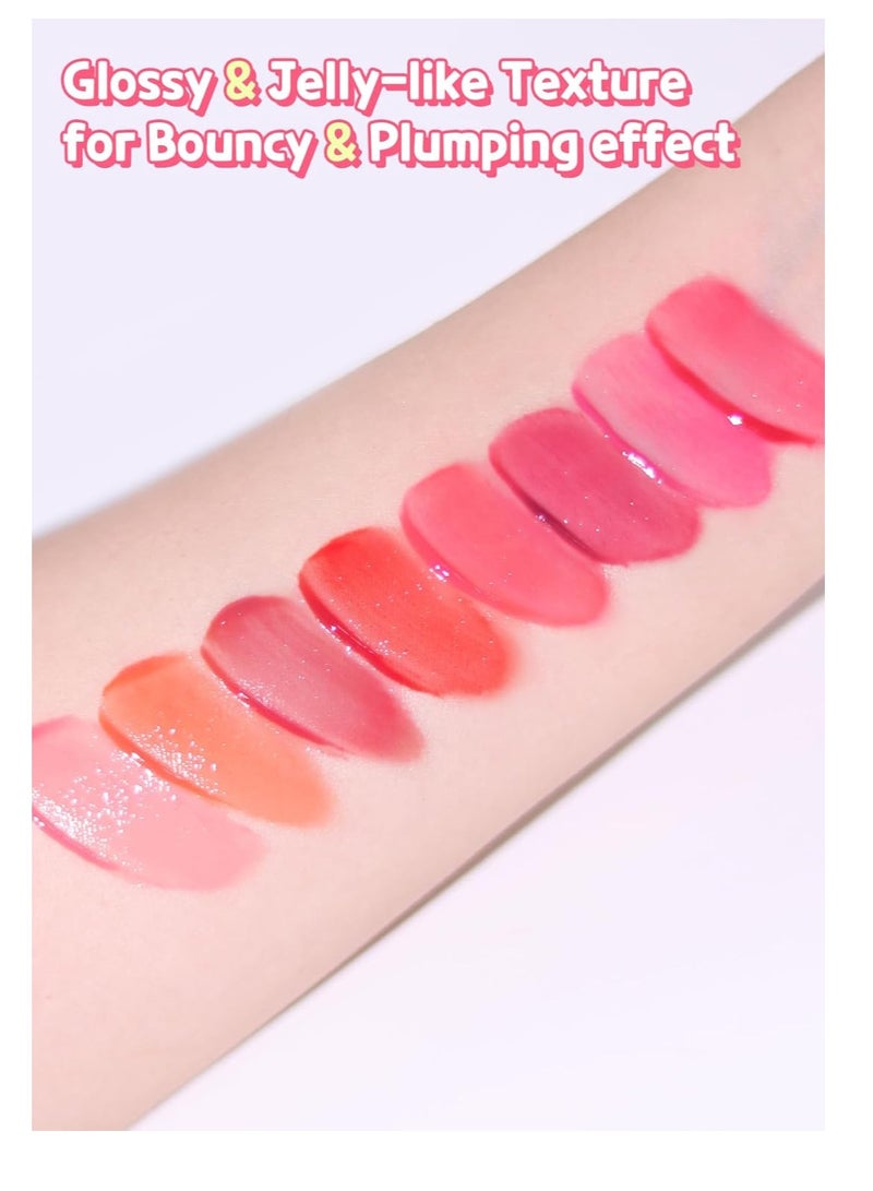 COLORGRAM COLORGRAM Juicy Drop Tint 03 Litchi Luster | Juicy Lip Gloss, Glowing Lip Stain with Fruity Colors, Buildable & Blendable, Highly Pigmented - Image 2