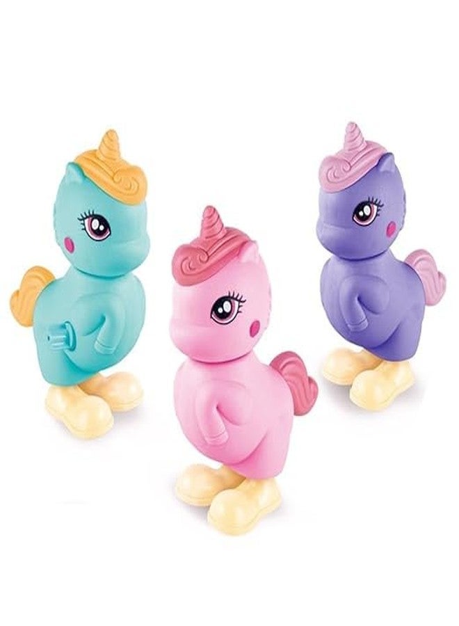 ACROWN ألعاب حيوانات لطيفة للأطفال من أكراون، لعبة دودة حسية ملونة تعمل بالزنبرك، مجسمات حشرات للأولاد والبنات متعددة الألوان (يونيكورن) - Image 3