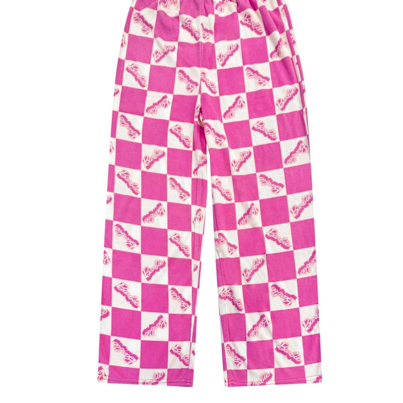 Barbie Girls Pajama Set - 2 Piece Girls Pjs Button Down Long Sleeve & Pants For Kids - Official Product Pink - Image 5