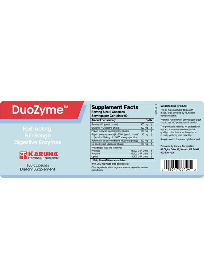 Karuna DuoZyme 180 caps [Health and Beauty] - Image 2