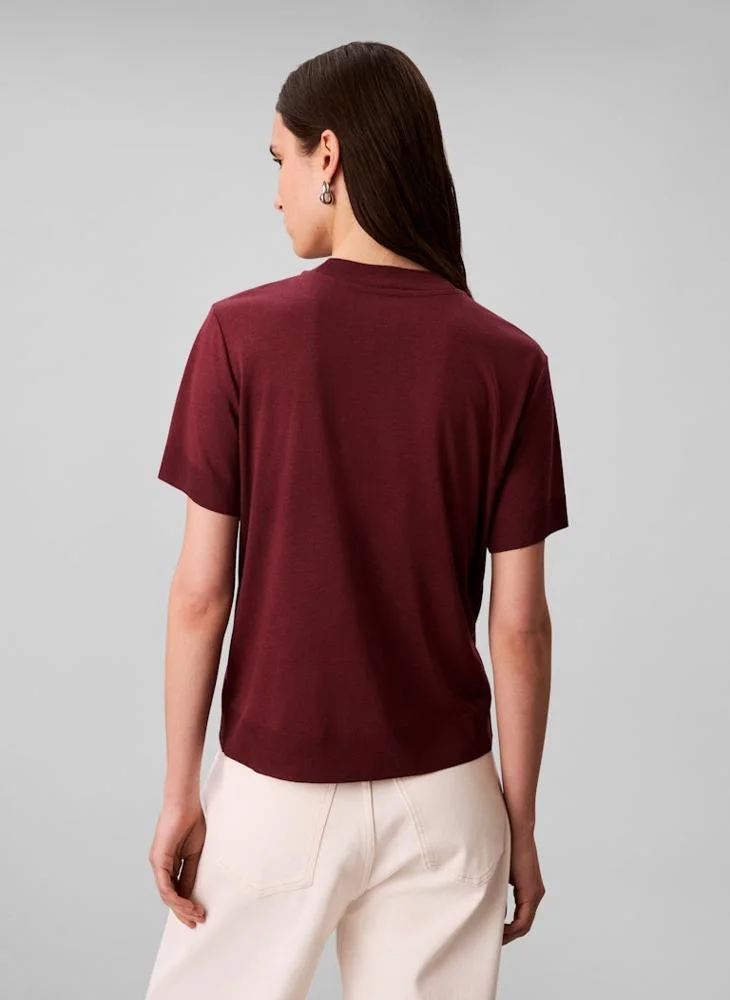CALVIN KLEIN Casual Crew Neck T-Shirt