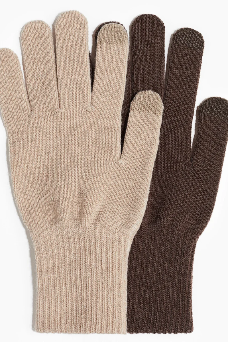 H&M 2-pack touchscreen gloves