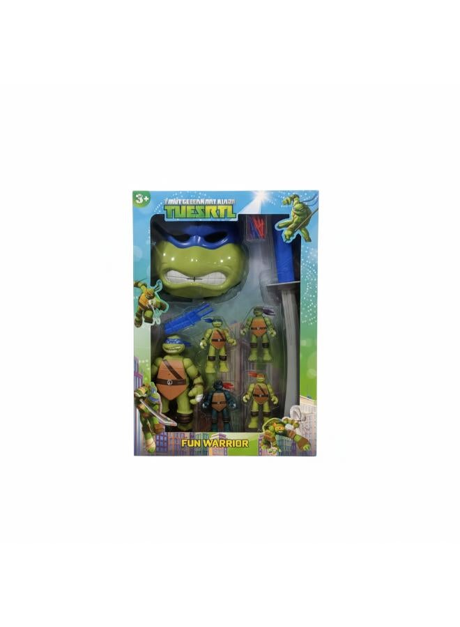 TMUTGEEENA ANT AINJA TUESRTL Fun Warrior