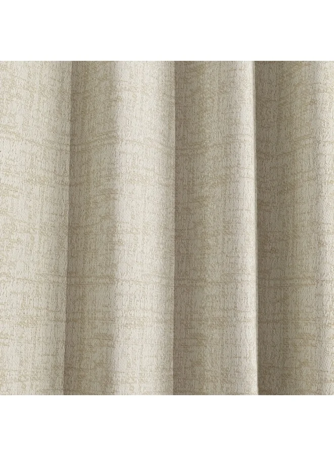 Home Box Martha 2-Piece Jacquard Extra Long Blackout Curtain Set 140 x 300 cm