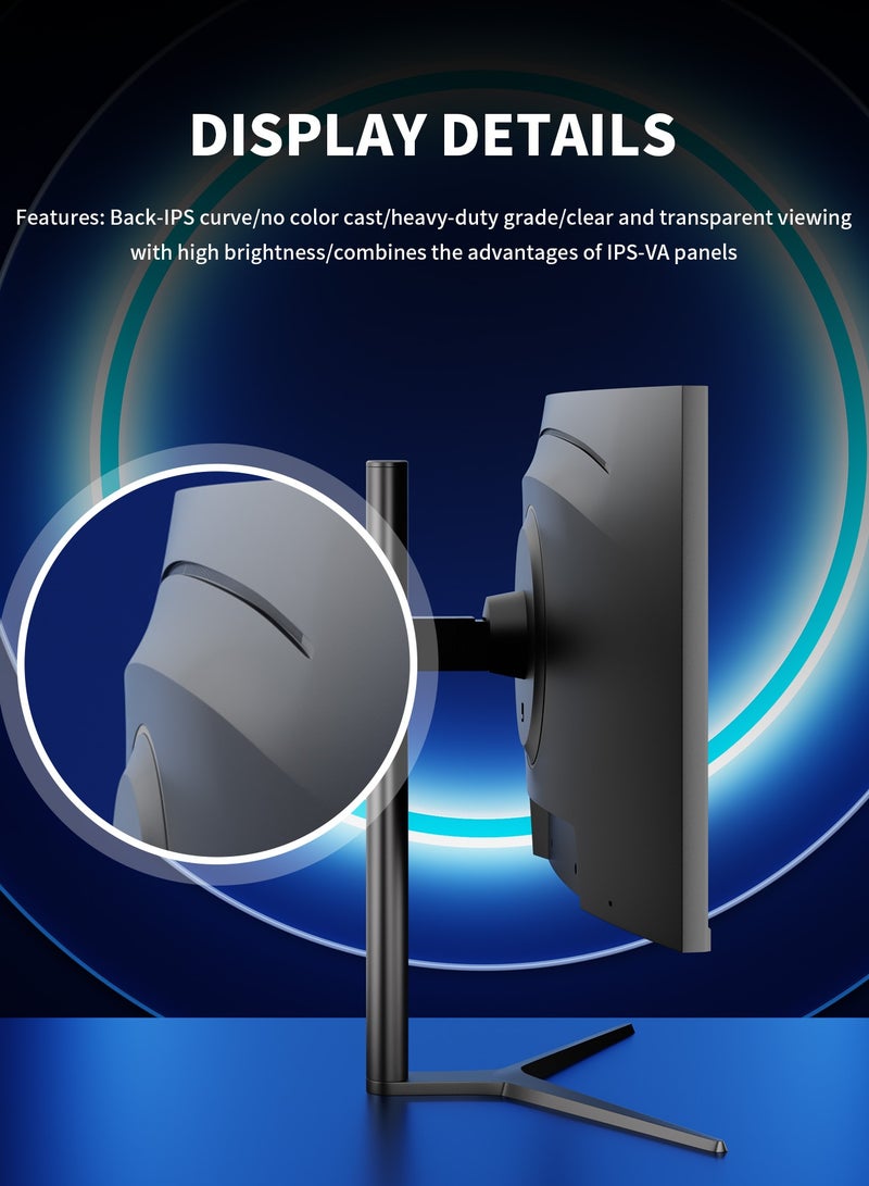 تشونسون الترا لايت 34 بوصة wqhd منحني سطح الشاشة - 1900r ، 128hz معدل التحديث ، hdr400 ، رفع الجدول الدوارة ( cs3555-128 ) . - Image 2