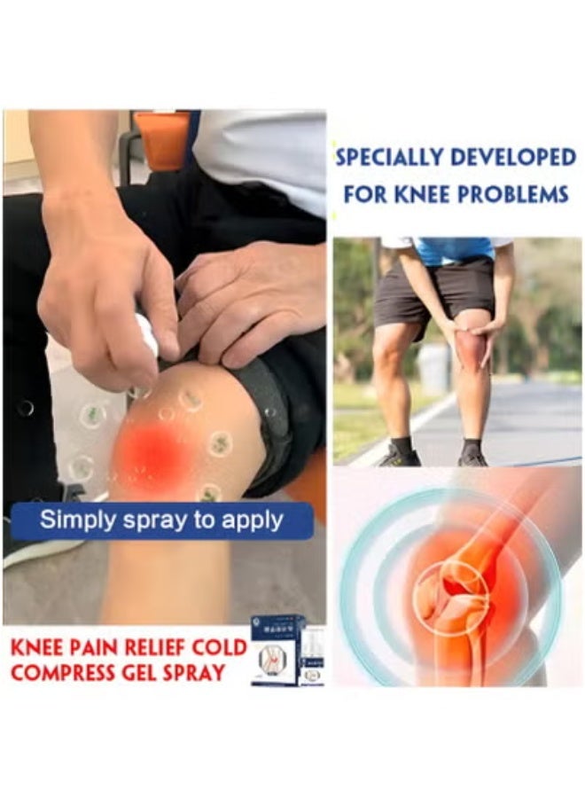 APDMP Knee Pain Relief Spray Natural Cooling Cold Compress for Arthritis, Injury & Muscle Soreness | Fast-Acting Herbal Formula | Sports Recovery & Joint Support for Active Lifestyles 30ml - Image 2