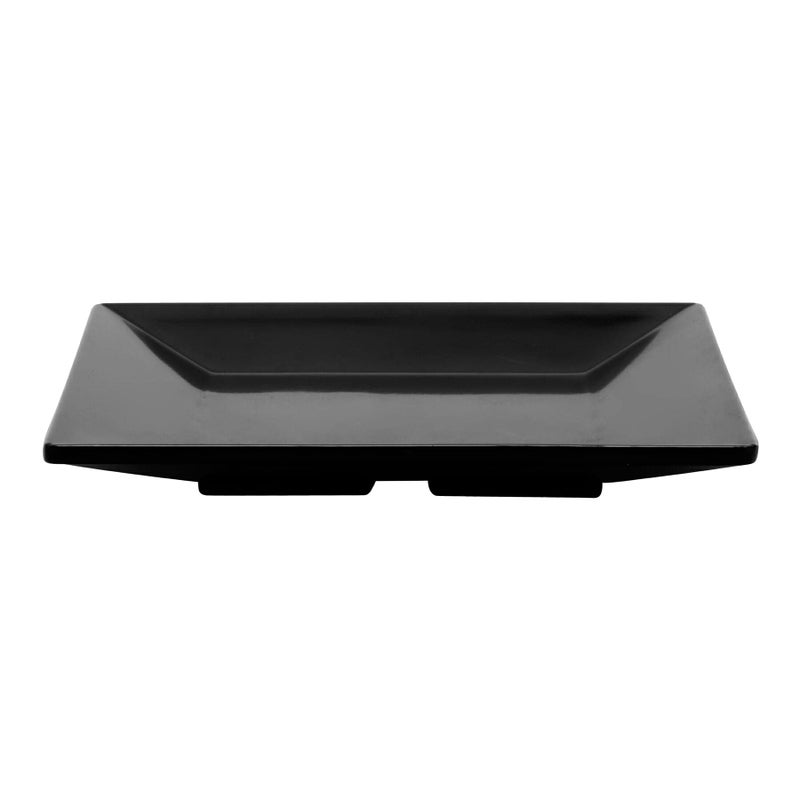Get G.E.T. ML-102-BK Black 6"" Square Plate  Large - Image 2