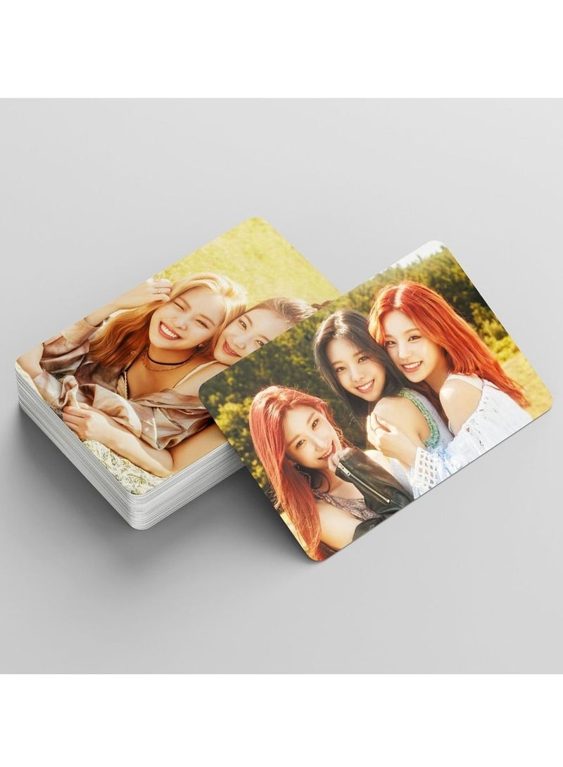 SKYLO 55-Piece ITZY 2022 Season‘s Greetings Hd Lomo Card Postcard - Image 4