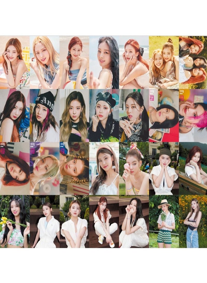 SKYLO 55-Piece ITZY 2022 Season‘s Greetings Hd Lomo Card Postcard - Image 2