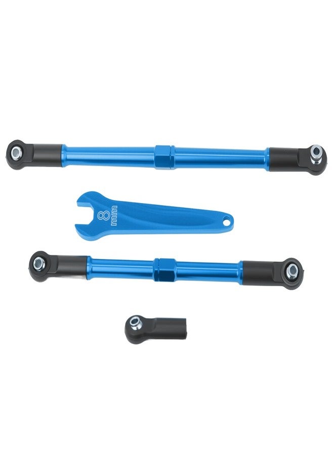 POLANTA 7075 Aluminum Tie Links Push Rods Set Upgrade Parts for Traxxas 1/10 E-Revo 2.0 Summit,Replace#5319X #5338R(Blue) - Image 3