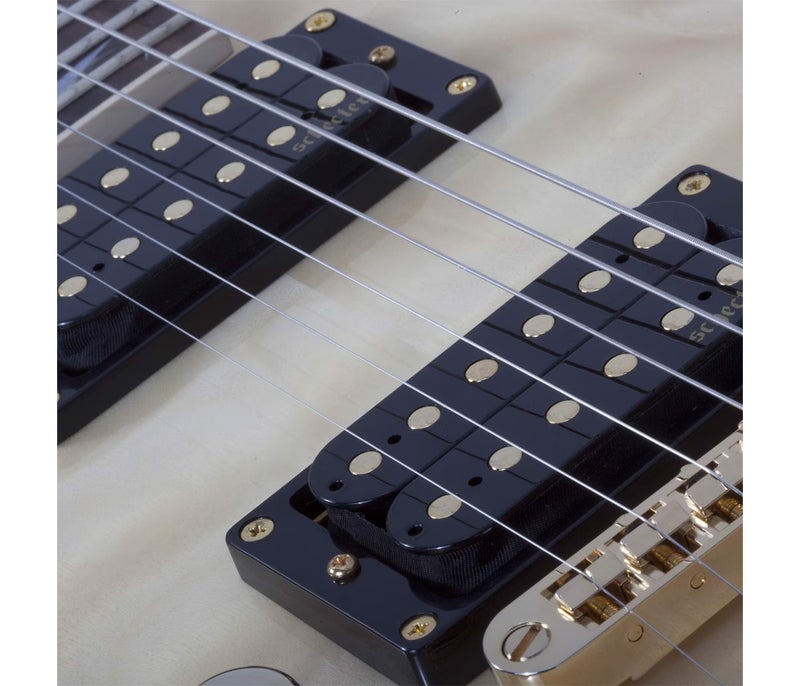 Schecter Omen Extreme 6 Left Handed Electric Guitar - Gloss Natural - Image 4