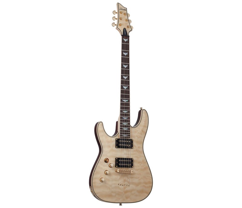 Schecter Omen Extreme 6 Left Handed Electric Guitar - Gloss Natural - Image 1