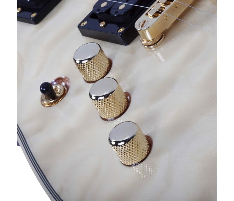 Schecter Omen Extreme 6 Left Handed Electric Guitar - Gloss Natural - Image 5