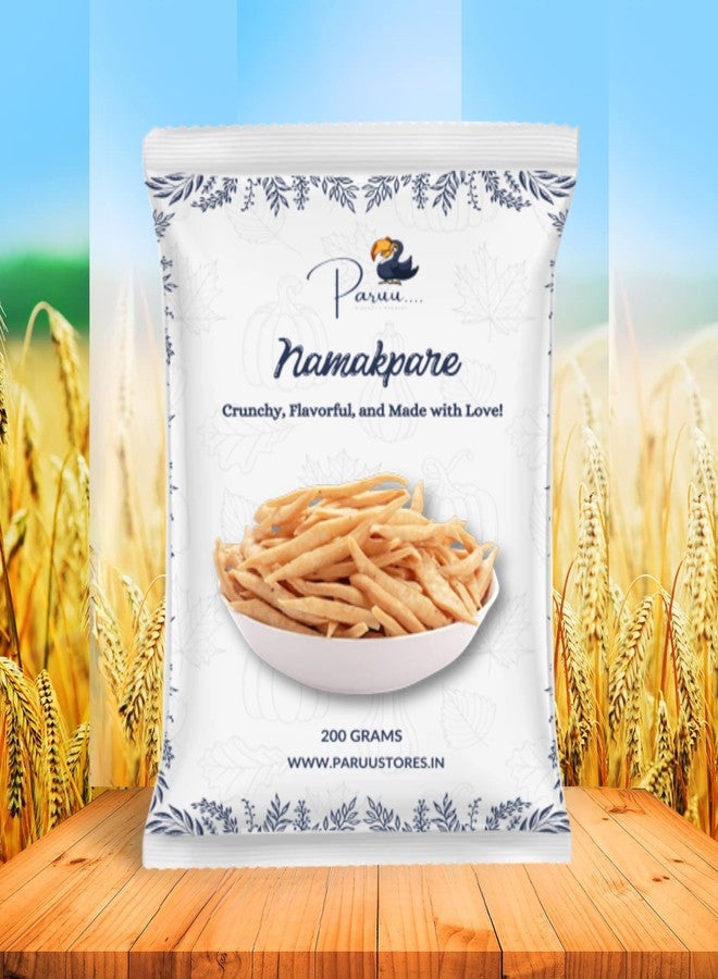 Paruu Eatables – Premium Namakpare Snacks for Good Mood 200g | Healthy, Crunchy & Guilt-Free Snacks | No Preservatives | Perfect for Gifting & Everyday Munching - Image 2