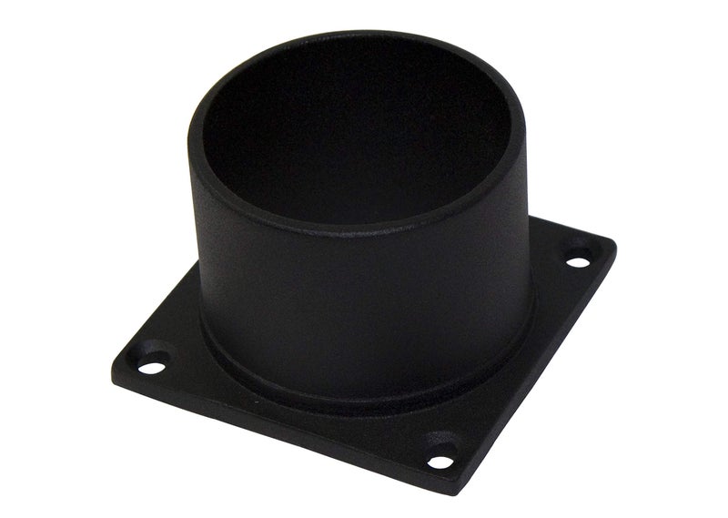 Solus S349-BK Black Pier Mount Adapter for 3" Post Lighting Fixtures - Image 1