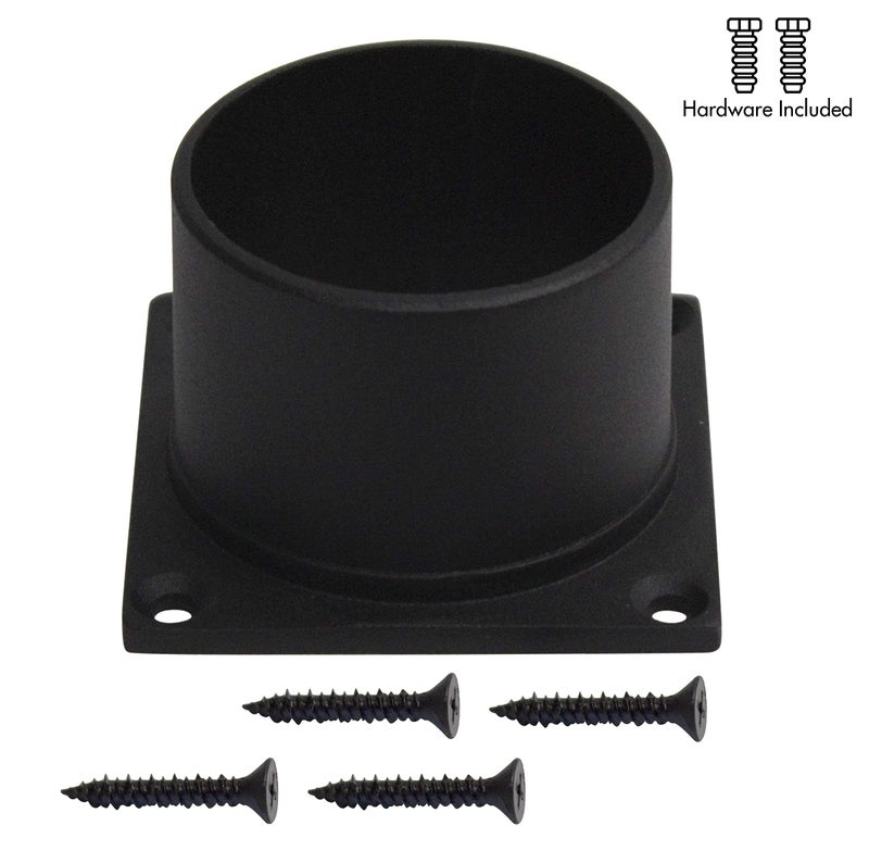 Solus S349-BK Black Pier Mount Adapter for 3" Post Lighting Fixtures - Image 3